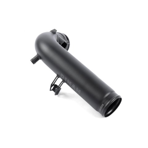 Dinan Intake Resonator Delete Pipes D760-0064 Air Pipe, Aluminum, Black Powdercoat, 90 Degree Elbow, 2.75 in. Diameter, Mini, BMW, Each
