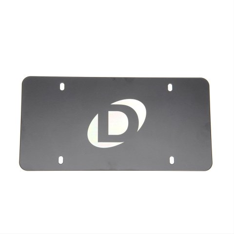 Dinan License Plate Frames D010-0016 Plate, Stainless Steel, "D" Logo, Centered, Each