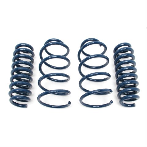 Dinan Performance Spring Sets for 2007-2011 335I - D100-0926 Coil Springs, Sets, Lowered Ride Height, Front and Rear, 0.50 in. Lowered Front, 0.00 in. Lowered Rear, Blue, BMW, Set of 4