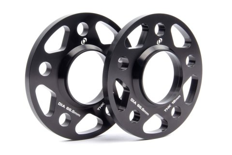 Dinan 0.472 inch Wheel Spacers D210-2028 Spacer, Billet Aluminum, 12.00mm Thickness, 66.50mm Center Bore Diameter, Pair