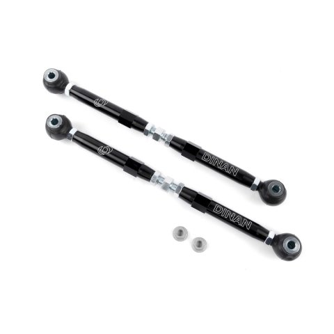 Dinan Racing Toe Links D280-0025 Links, Tubular, Rear, Billet Aluminum, Black Powdercoated, BMW, Toyota, Pair