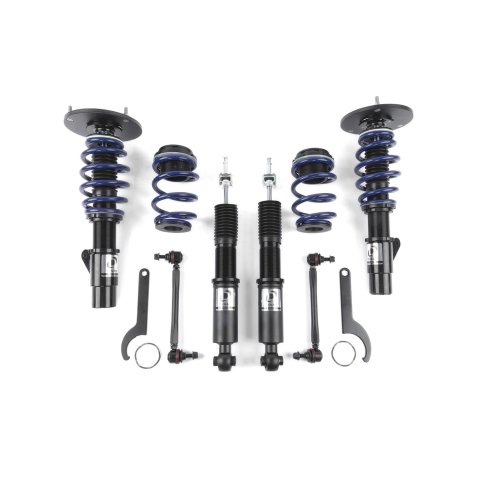 Dinan Coilover Suspension Systems D190-0001 Kit, Front and Rear, Monotube, Adjustable, Blue Spring, Mini, Kit
