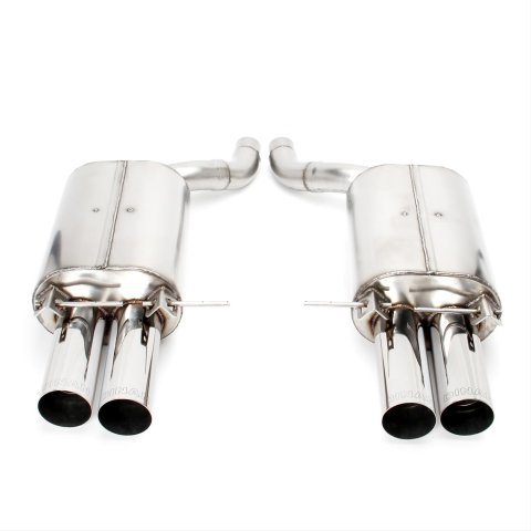 Dinan Free Flow Stainless Exhaust Systems for 2006-2010 M5 - D660-0009A Exhaust, Flow, Rear Axle Back, Steel, Four Rear Outlets, BMW, 5.0L, Kit