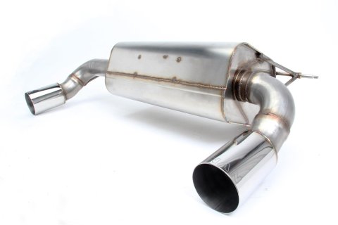 Dinan Free Flow Stainless Exhaust Systems D660-0055 Exhaust, Flow, Rear Axle Back, Steel, Two Rear Outlets, BMW, 3.0L, Kit