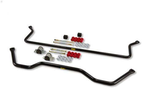 ST Suspensions Sway Bar Sets 52105 Bars, Front and Rear, Solid, Steel, Black Powdercoated, Nissan, Kit