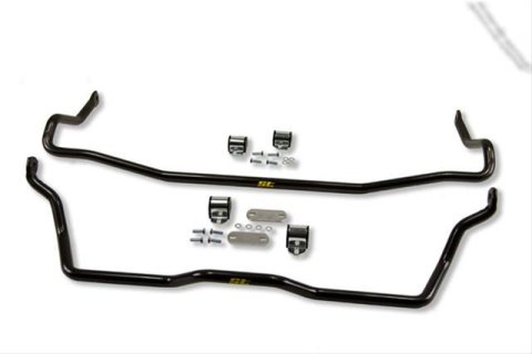 ST Suspensions Sway Bar Sets 52190 Bars, Front and Rear, Solid, Steel, Black Powdercoated, for use on Honda®, Kit