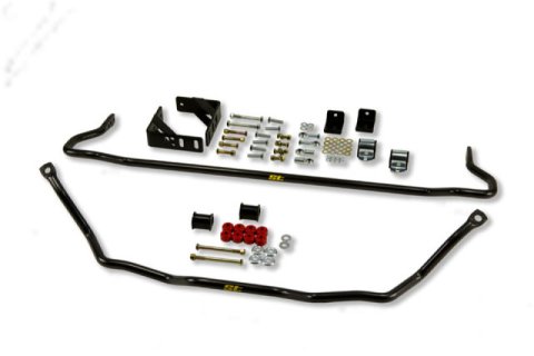 ST Suspensions Sway Bar Sets 52155 Bars, Front and Rear, Solid, Steel, Black Powdercoated, for use on Honda®, Kit
