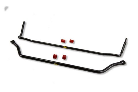 ST Suspensions Sway Bar Sets 52006 Bars, Front and Rear, Solid, Steel, Black Powdercoated, Chrysler, Kit