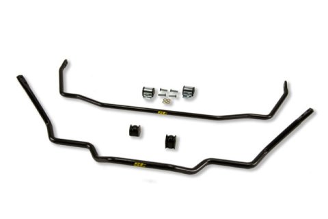 ST Suspensions Sway Bar Sets 52137 Bars, Front and Rear, Solid, Steel, Black Powdercoated, for use on Acura®, Honda®, Kit