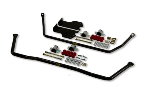 ST Suspensions Sway Bar Sets 52095 Bars, Front and Rear, Solid, Steel, Black Powdercoated, Nissan, Kit