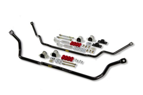 ST Suspensions Sway Bar Sets 52135 Bars, Front and Rear, Solid, Steel, Black Powdercoated, for use on Honda®, Kit