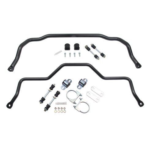 ST Suspensions Sway Bar Sets for 1982-1992 CAMARO, FIREBIRD - 52075 Bars, Front and Rear, Solid, Steel, Black Powdercoated, Chevy, Pontiac, Kit