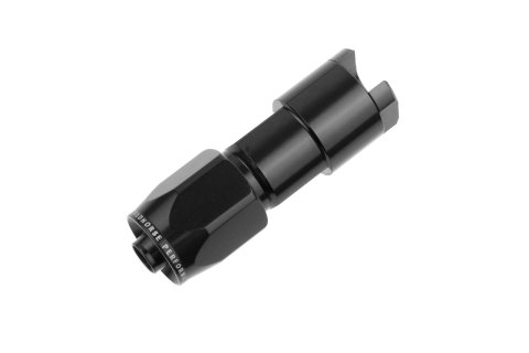 Redhorse Performance 8000 Series Quick-Connect Hose Ends 8000-06-05-2 Fittings, End, Straight, -6 AN Hose, 5/16 EFI Quick-Disconnect, Aluminum, Black Anodized, Each