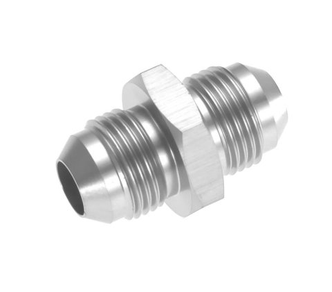 Redhorse Performance 815 Series Union Fittings 815-03-5 Fitting, Coupler, Union, AN to AN, Straight, Aluminum, Clear Anodized, -3 AN, -3 AN, Each