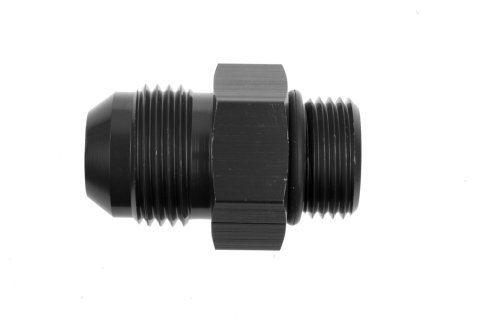 Redhorse Performance 920 Series AN to High Flow Radius O-Ring Adapter Fittings 920-12-10-2 and Adapters, Fittings, Straight, -12 Male To -10 Male O-ring, Aluminum, Black Anodized, Rubber O-ring, Each