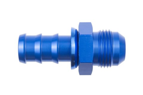 Redhorse Performance 940 Series Push-Lock Hose Ends 940-06-06-1 Ends, Ends, Straight, Socketless Barb, -6 AN End Size, Aluminum, Blue, -6 AN Male Threads, Each