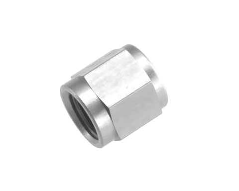 Redhorse Performance 818 Series Tube Nuts 818-06-5 Nuts, Series, Aluminum, Clearcoat, -6 AN Size, Pair