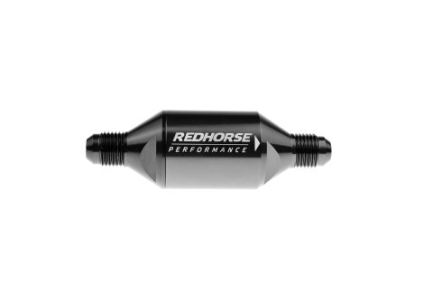 Redhorse Performance 4152 Series One-Way Check Valves 4152-06-2 Valve, Inline, Aluminum, Black Anodized, -6 AN Male to -6 AN Male, Each