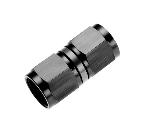 Redhorse Performance 8100 Series Couplers 8100-06-2 Fitting, Coupler, Union, AN to AN, Straight, Aluminum, Black Anodized, -6 AN, -6 AN, Swivel, Each