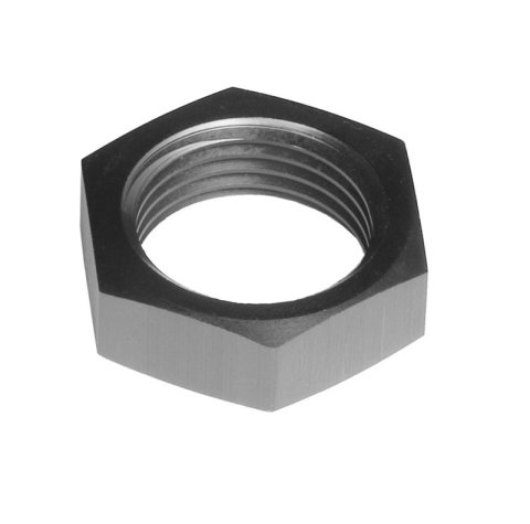 Redhorse Performance 924 Series Bulkhead Nuts 924-12-2 Fitting, Nut, -12 AN, Female Thread, Aluminum, Black Anodized, Each