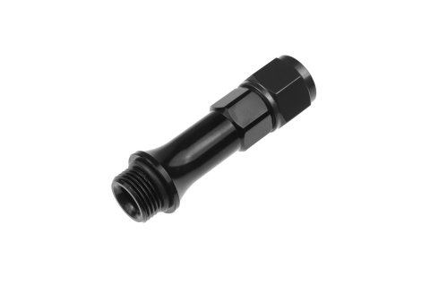 Redhorse Performance 5000 Series Carburetor Inlet Fittings 5190-08-2 Fitting, Inlet, -8 AN to -8AN ORB Male Thread, Aluminum, Black Anodized, Each