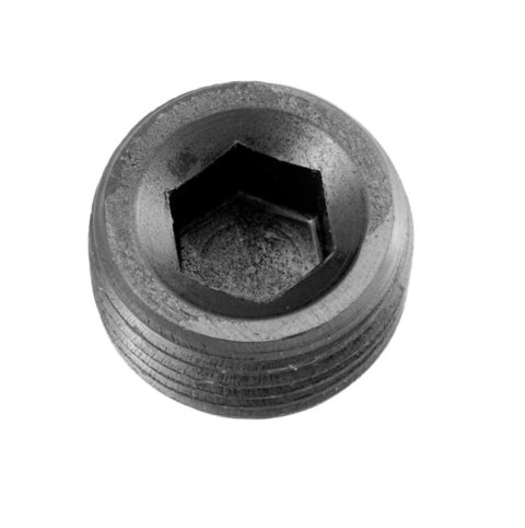 Redhorse Performance 932 Series Pipe Plugs 932-02-2 Fitting, Socket Plug, Internal Allen Head, Aluminum, Black Anodized, 1/8 in. NPT, Male Threads, Pair