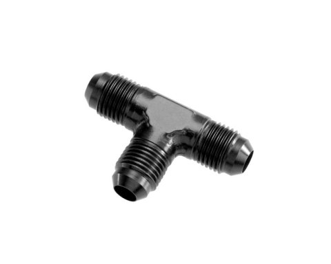 Redhorse Performance 824 Series Tee Adapter Fittings 824-08-2 Fitting, Adapter, AN Tee, Aluminum, Black Anodized, -8 AN Male Threads, Each