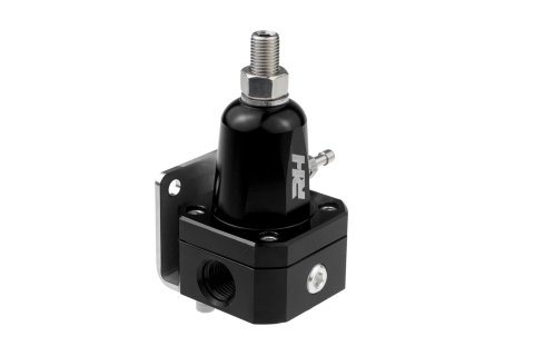 Redhorse Performance Bypass Fuel Pressure Regulators 7910-10-2 Regulator, Adjustable, Inline, 45-70 psi, Aluminum, Black Anodized, Each