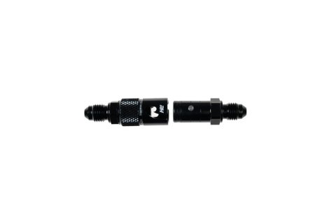 Redhorse Performance 4155 Series Dry Break Quick-Disconnect Fittings 4155-04-2 Brake Fittings, Fittings, Straight, Stainless Steel, Black, -4 AN Male AN, -4 AN Male AN, Each