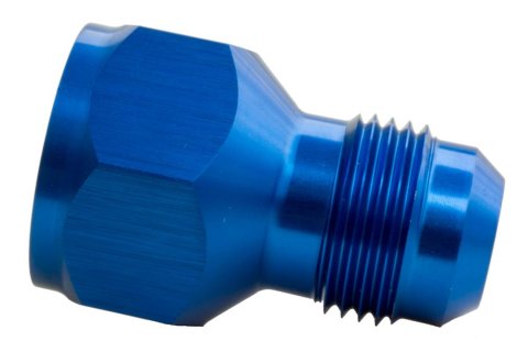 Redhorse Performance 950 Series Reducer Fittings 950-10-06-1 Fitting, Reducer, AN to AN, Straight, Aluminum, Blue Anodized, -10 AN, -6 AN, Each