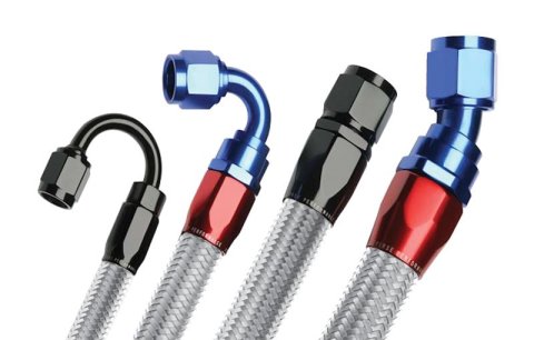 Redhorse Performance 200 Series Standard Stainless Steel Hose -8 AN 20 ft. 200-08-20 Hose, Series, Braided Steel, AN, Length, Each