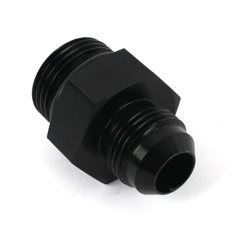 Redhorse Performance 920 Series AN to High Flow Radius O-Ring Adapter Fittings 920-10-12-2 and Adapters, Fittings, Straight, -10 Male To -12 Male O-ring, Aluminum, Black Anodized, Rubber O-ring, Each