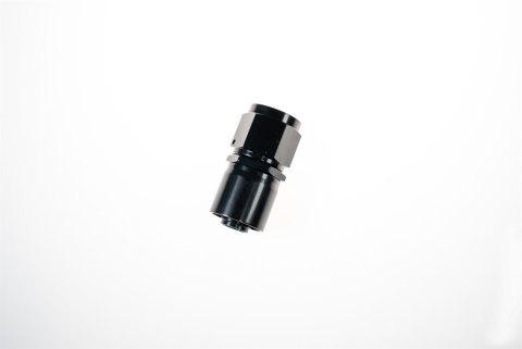 Redhorse Performance 7000 Series Crimp Style Hose End Fittings 7002-16-2 Ends, Ends, Straight, Collar, -16 AN Size, Aluminum, Black, -16 AN Female Threads, Each