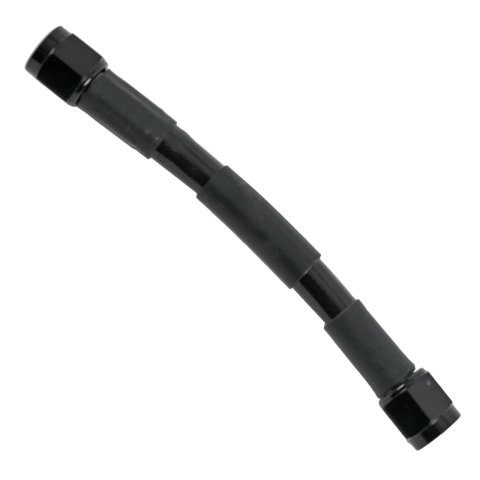 Redhorse Performance 900 Series Nitrous Oxide Hose Assemblies 902-06-06-2 Hose, Braided Stainless Steel, Black, -6 AN Female End, Blue, -6 AN Female End, Black Anodized Ends, 6 in. Length, Each