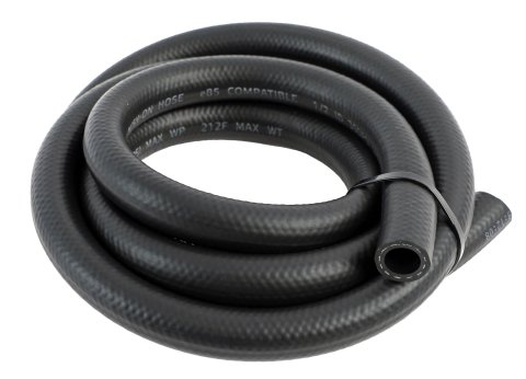 Redhorse Performance 402 Series Push-Lock Hose -8 AN 6 ft. 402-08-6 Hose, Series, Synthetic Rubber, Black, AN, Length, Each