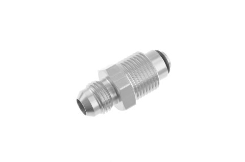 Redhorse Performance 8163 Series AN to Metric O-Ring Adapters 8163-06-14-5 Fitting, Adapter, Threads, Straight, Aluminum, Clear Anodized, -6 AN, M14 x 1.5, Each