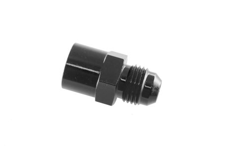 Redhorse Performance 8164 Series AN to Metric Adapters 8164-06-16-2 Fitting, Adapter, Threads, Straight, Aluminum, Black Anodized, -6 AN, M16 x 1.5, Each