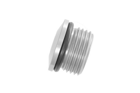 Redhorse Performance 8814 Series Low-Profile AN O-Ring Port Plugs 8814-12-5 Fitting, Plug, -12 O-Ring, Internal Allen, Aluminum, Clear Anodized, Each