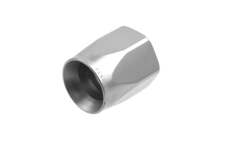 Redhorse Performance 1400 Series Hose End Sockets 1400-08-5 Fitting, Socket, -8 AN, Straight, Aluminum, Clear Anodized, Each