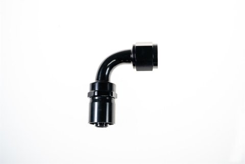 Redhorse Performance 7000 Series Crimp Style Hose End Fittings 7092-10-2 Ends, Ends, 90 degree, Collar, -10 AN Size, Aluminum, Black, -10 AN Female Threads, Each