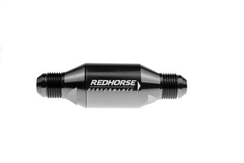 Redhorse Performance 4152 Series One-Way Check Valves 4152-08-2 Valve, Inline, Aluminum, Black Anodized, -8 AN Male to -8 AN Male, Each