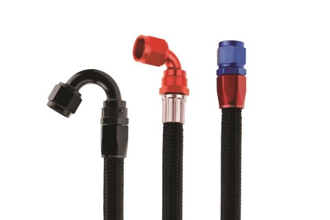 Redhorse Performance 235 Series Black Nylon Braided Hose -4 AN 20 ft. 235-04-20 Hose, Series, Nylon, Black, AN, Length, Each