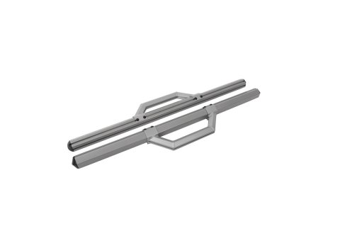 Dee Zee Hex Series Side Step Bars DZ66321 Bars, Aluminum, Silver Powdercoated, Crew Cab, Pair