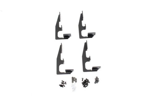Dee Zee NXc Running Board Mounting Brackets DZ16216 Truck Step Installation Kits, Step Bar Brackets, Boards, Steel, Textured Black, Chevy, GMC, Kit