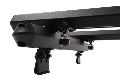 Dee Zee Hex Series Roof Racks DZ4463JP Cargo Rack, Adjustable, Aluminum, Black Textured Powdercoated, Jeep, Pair