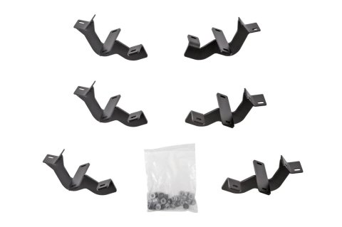 Dee Zee Hex Series Step Bar Mounting Brackets DZ66327 Brackets, Series, Ford, Kit