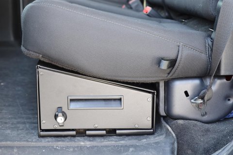 Dee Zee Under Seat Storage Drawers DZ701 System and Cargo Holder, Drawer, Steel, Black, Ford, Each