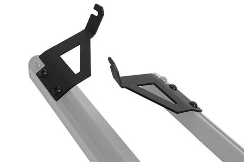 Dee Zee Auxiliary Light Mount Brackets DZ4462JL Brackets, A-pillar, Steel, Black Textured Powdercoated, Jeep, Pair