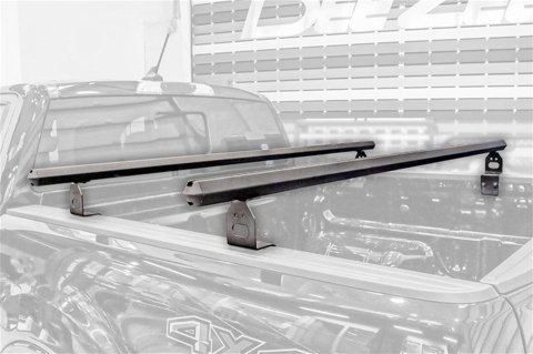 Dee Zee Universal Hex Cross Rails DZ99781TB Bed and Ladder Racks, Hex/SR Series Rails, Textured Black Powdercoat, Kit
