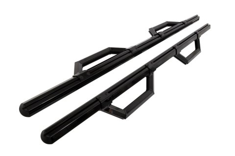 Dee Zee Hex Series Side Step Bars DZ66311B Bars, Aluminum, Black Powdercoated, Extended Cab, Pair